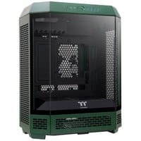 The Tower 600 Racing Green, Tower-Gehäuse dunkelgrün, Tempered Glass x 3