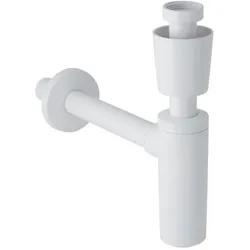 Geberit Tauchrohrgeruchsverschluss 151035111 1 1/4" x 40 mm, mit Ventilrosette, Abgang horizontal, für Waschbecken, weiß
