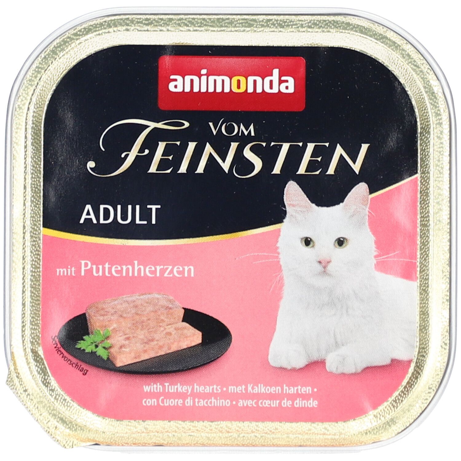 Animonda Vom Feinsten mit Putenherzen für Katzen 100 g Futter