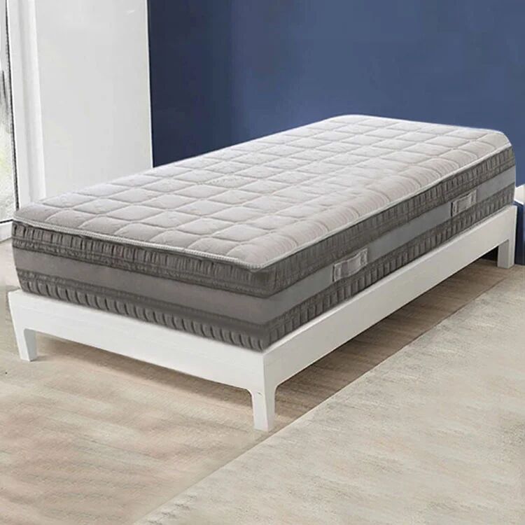 garneroarredamenti Materasso singolo memory sfoderabile 90x190cm schiumato Silver