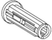Pressalit Zwischenstangen-Sicherungsendstück A7250 für WC-Sitz Projecta/-D/-Plus/-2000