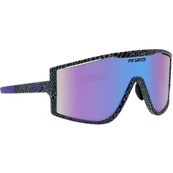 Pit Viper, Unisex, Sportbrille, The Try-Hard The Snakeskin (Anthracite, Black, Ersatzglas Climax, Hauptglas Blue/Purple Revo; Zusatzglas Climax), Schwarz, Grau