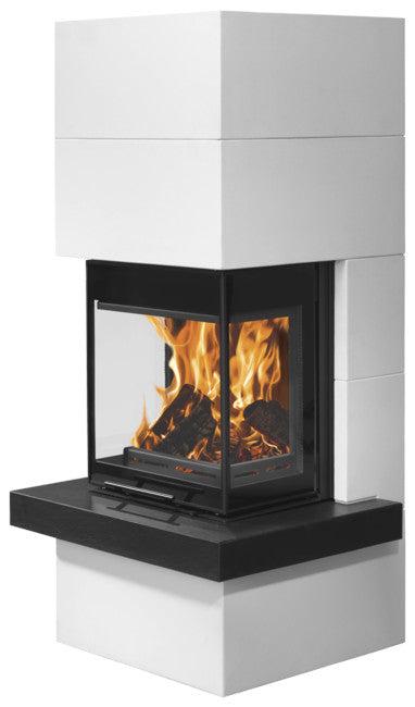 Oranier | Heizkamin | Club Tre II Beton | 8 kW | Sims Beton Schiefer