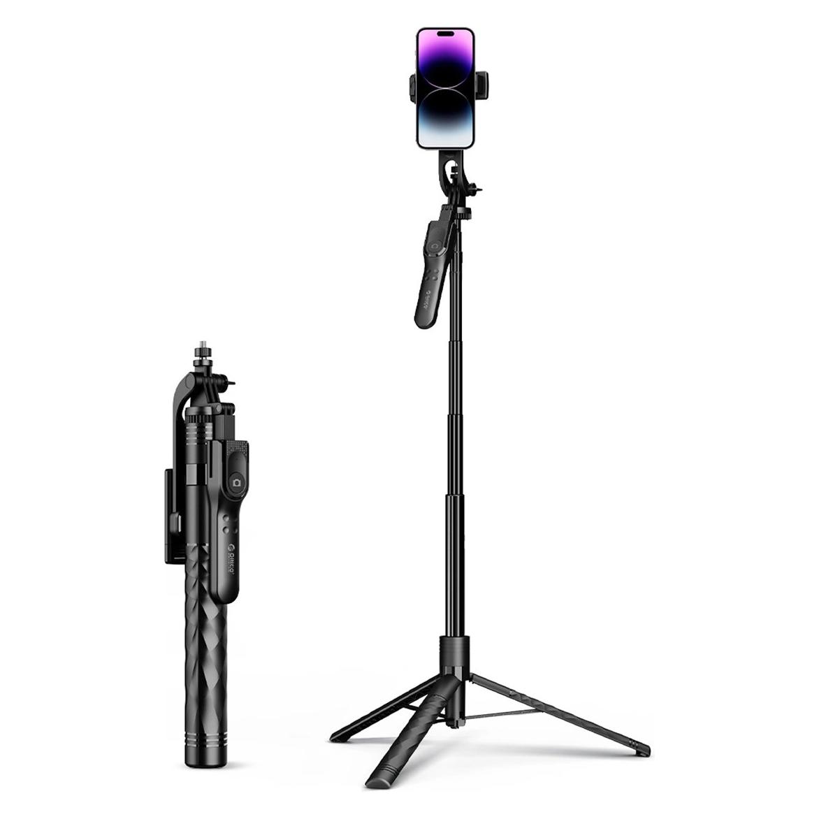 Orico SPM175 černá / Selfie tyč / Tripod / Bluetooth 5.2 / 360° otočení (6942227180766)