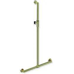 HEWI Duschhandlauf System 900 PG93, Edelstahl, PVD beschichtet, Messing gebürstet