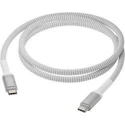 DBRAMANTE1928 re-charge Pro USB-Kabel 1,2m USB-C/USB-C 100W, weiß