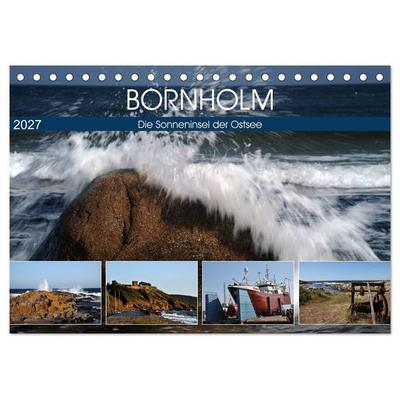 Bornholm - Sonneninsel der Ostsee (Tischkalender 2027 DIN A5 quer), CALVENDO Monatskalender