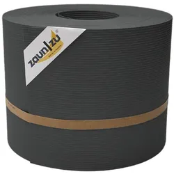 zaun zu® Sichtschutzstreifen Rille für Doppelstabmatten Zaunblende Anthrazit 35m