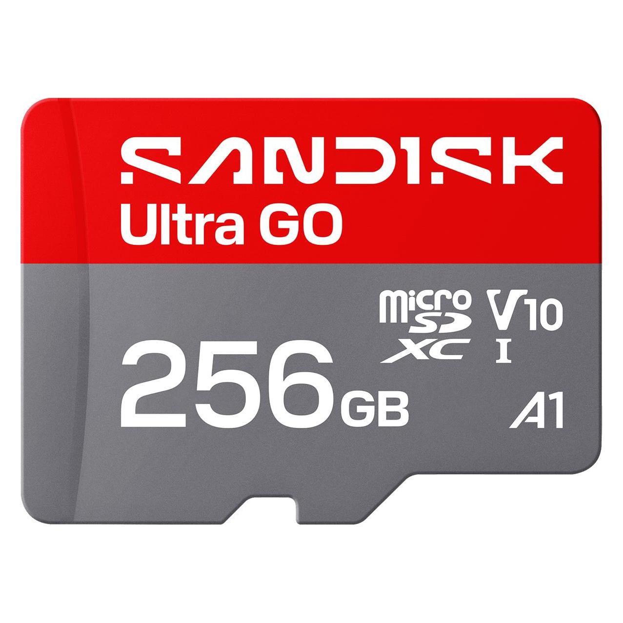 Sandisk Ultra Go (256 GB, microSD, U1, UHS-I) (SDSQUGN-256G-GN6MN)