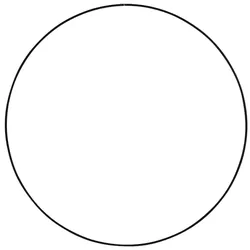 Deko-Ring Hoop, schwarz Metall, Durchmesser 50 cm