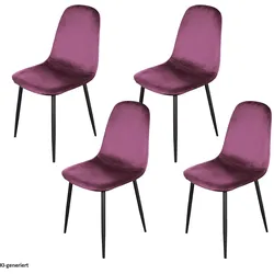HTI-Living, Stühle, Stuhl Savannah Velvet Pink