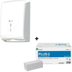 Cleanclub Handtuchspender SET – Cleanclub Handtuchspender groß inkl. PLUS 2 Hand...