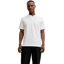 Jack & Jones Poloshirt Austin Weiß mit Struktur-S