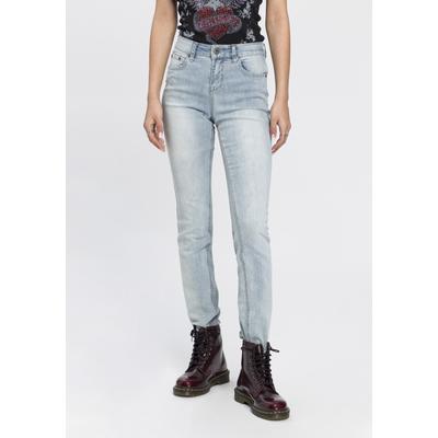 Arizona "Shaping" enge Passform, Röhrenjeans, Used-Look-Waschung, hohe Leibhöhe