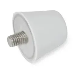 Silikon-Anschlagpuffer mit Schraube, Edelstahl (256-50-M10-12-55-GR)