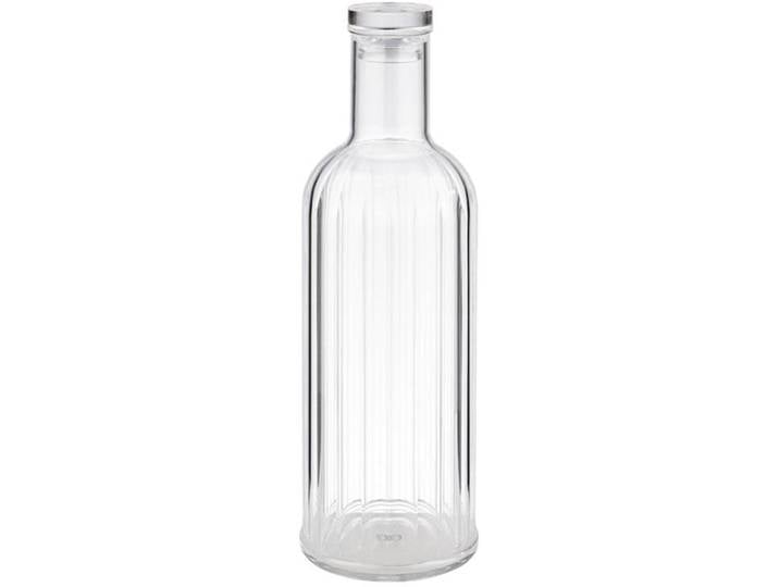 APS Flasche Stripes transparent Glas H 28.5 cm - Flasche