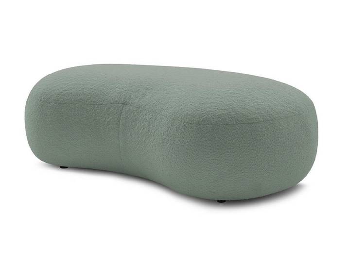Hocker BOBOCHIC SAINT-GERMAIN 90x147x47cm boucle-stoff grün
