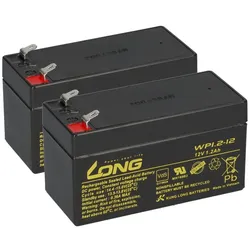 2x Kung Long WP1.2-12 AGM Akku 12V 1,2Ah – passend für Krankenhausbett Evolution LI150Ax LI150Bx