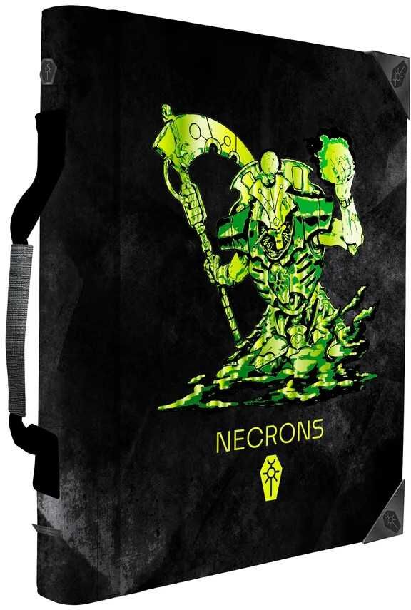 Warhammer 40,000 Necron Codex Aligned Codex Book Folio - Debossed ; Printed by Ultra PRO