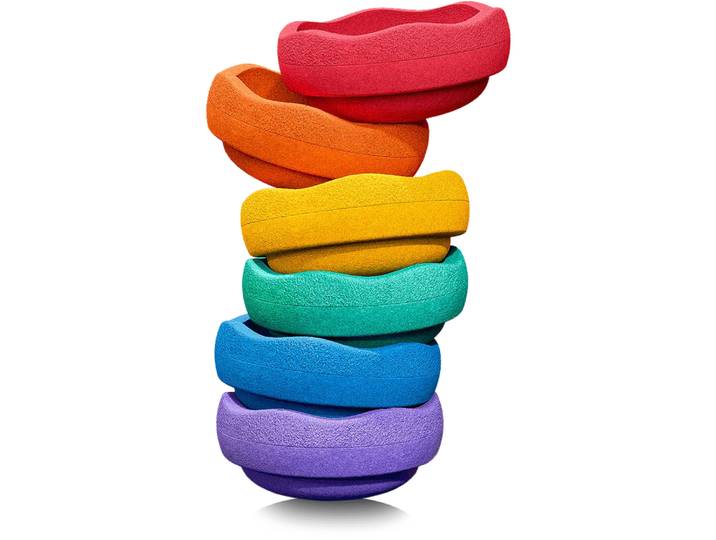 Stapelstein - COLORS Rainbow basic, One Size