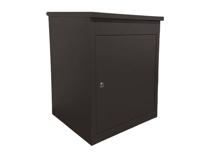 Paketbox für Boden- & Wandmontage Schwarz
