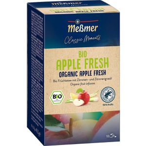 Meßmer Tee Classic Moments Apple Fresh, Bio, Früchtetee, 40,5 g, 18 Beutel