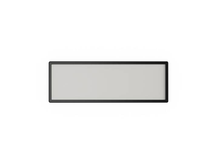 Nettlife LED Deckenleuchte Panel Schwarz 20/58/3cm, Kunststoff, LED integrated, 20x3x58 cm, Lampen & Leuchten, LED Beleuchtung, LED-Paneele