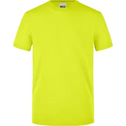 James & Nicholson Herren Signal Workwear T-Shirt JN1838 neon yellow XL