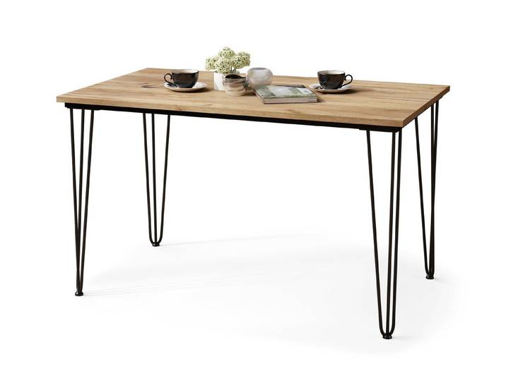 Mazzoni Esstisch Design Hairpin Esszimmer Tisch 120x75x70 cm
