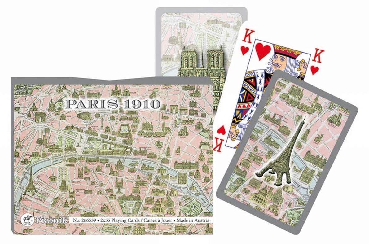 Piatnik Paris speelkaarten uit 1910 dubbele set