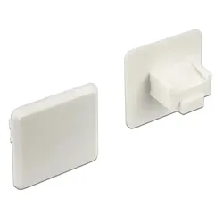 DELOCK Staubschutz für RJ45-Bu. o.Griff 10 St. weiß