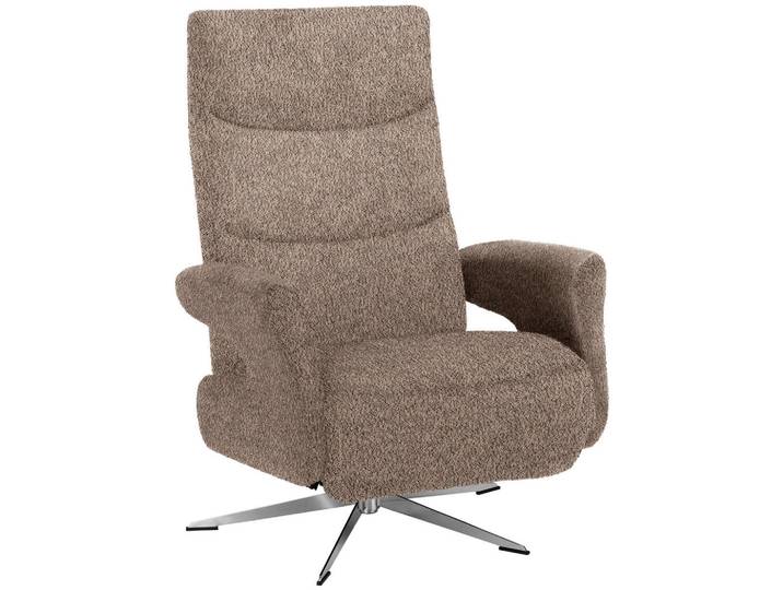 Welnova Relaxsessel, Hellbraun, Metall, 75x106x89 cm, erweiterbar (Typenauswahl), Stoffauswahl, Lederauswahl, Wohnzimmer, Sessel, Relaxsessel
