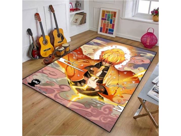 Tapis de sol antidérapant Demon Slayer - DSN-4560 - 150x200cm - Moderne - Synthétique