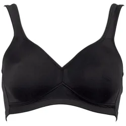 ROSA FAIA Damen BH - Twin, Soft-BH, Mikrofaser, T-Shirt-BH, atmungsaktiv Schwarz / 75F