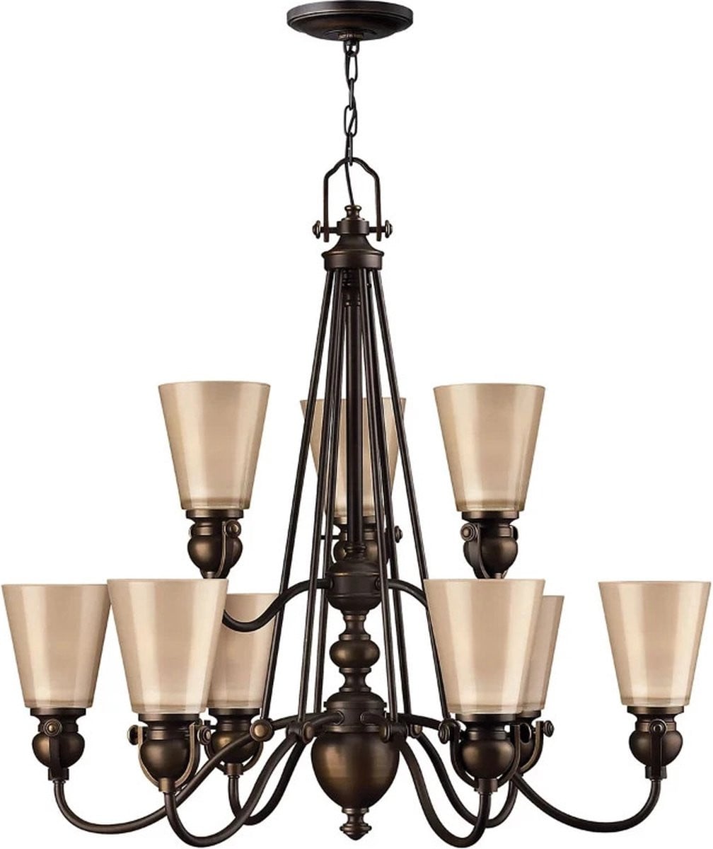 Steady Lighting Bohemian Kroonluchter - Brons - Metaal - E27