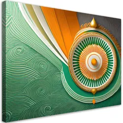 WANDBILD indien mandala symbol