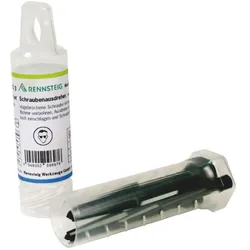 Rennsteig Schraubenausdrehersatz zweischneidig (3-teilig) in Kunststoff-Drehpack - 471 903 3