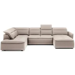 Wohnlandschaft Murillo Stoff Beige Sand