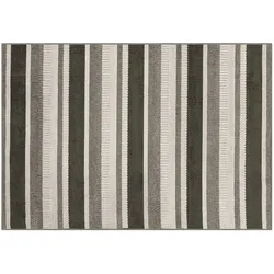Webteppich  Soho , grau , Synthetische Fasern , Maße (cm): B: 160