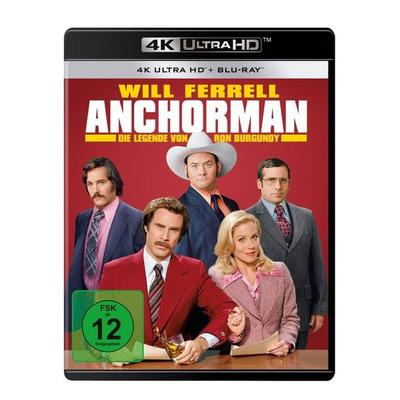 Anchorman - Die Legende von Ron Burgundy (4K Ultra HD) (+ Blu-ray), Blu-ray 4K