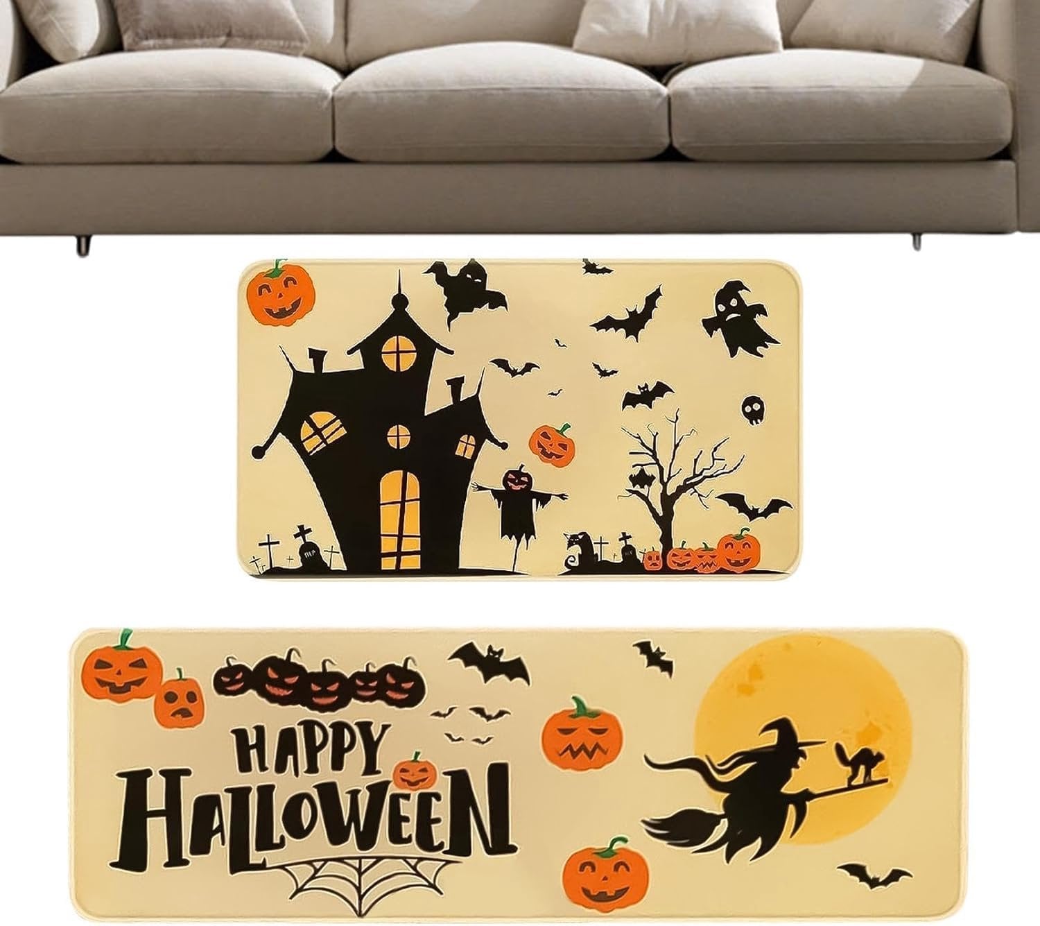 Antislip tapijt met griezelig design voor indoor decoratie