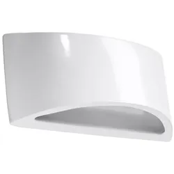 Sollux SL.1048 lackierte Wandleuchte VIXEN glanz weiß