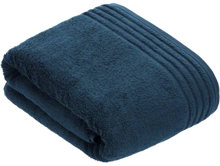 Badetuch VOSSEN Vienna Style Supersoft , blau (petrol), B:100cm L:150cm, Walkfrottee, Baumwolle, Handtücher, Badetuch, Supersoft Baumwolle
