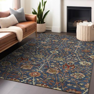 Addison Rugs Machine Washable Indoor/ Outdoor Traditional Kashan Chantille Rug