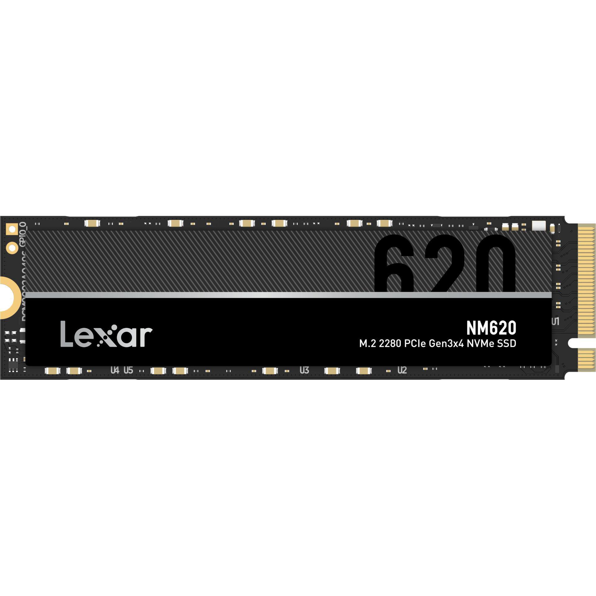 Lexar NM620 NVMe SSD 512GB M.2 2280 PCIe Gen3x4 LNM620X512G-RNNNG