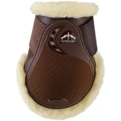 Streichkappen VER TRC Vento hinten mit kunstfell brown PFERD M