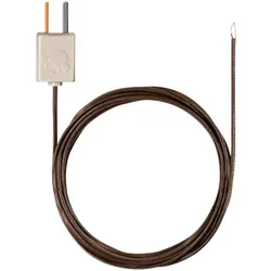Testo Temperaturfühler mit TE-Stecker, Messtechnik, Braun