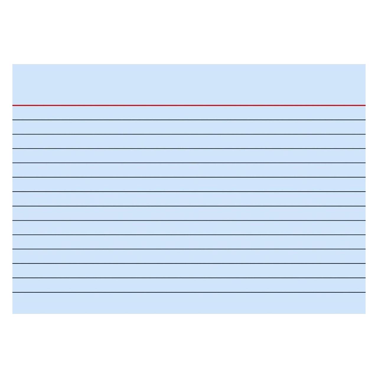 Brunnen KARTEIKAR.A6 LIN BLAU/Pà100 (A6, 180 g/m²) (2260130)