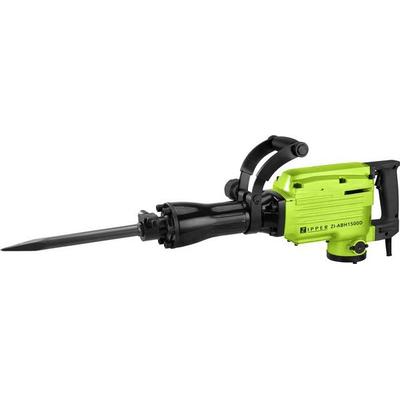 Zipper ZI-ABH1500D Sechskantschaft-Abbruchhammer 1500W 45 J inkl. Koffer, mit Zubehör