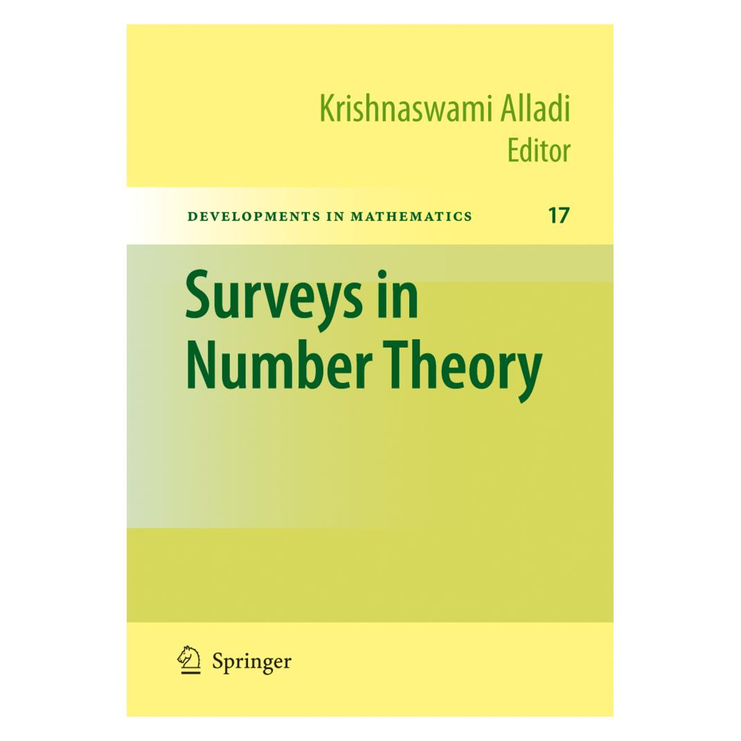 Springer Surveys in Number Theory (Englisch, Softcover, Krishnaswami Alladi) (55382787)